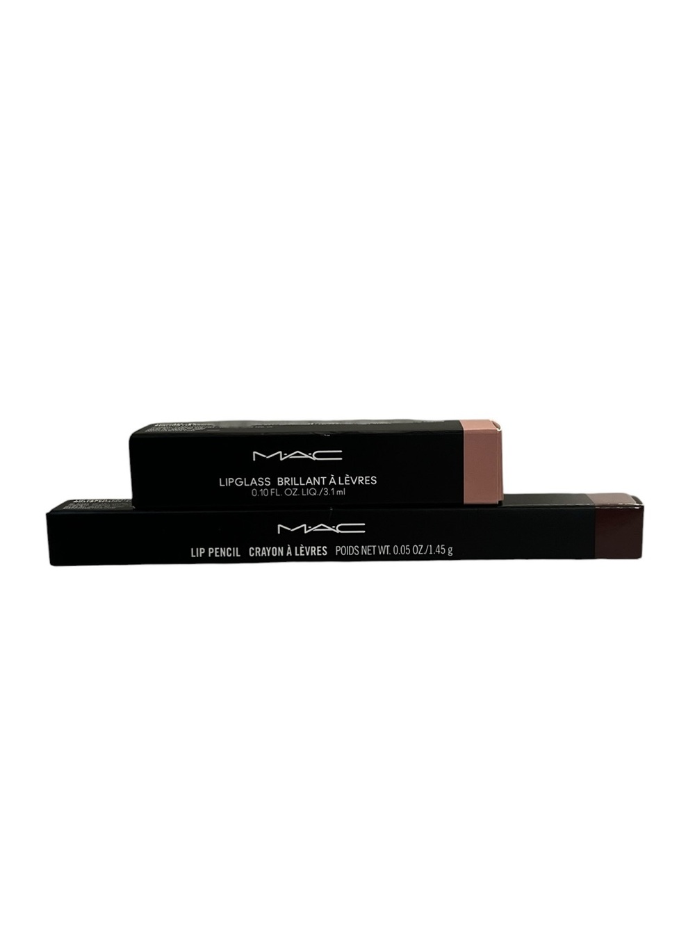 M·A·C Cosmetics Full Size Lip Duo Set - Oyster Girl & Stone (NIB)